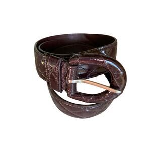 Talbots Women's Brown Genuine Leather Belt Size S